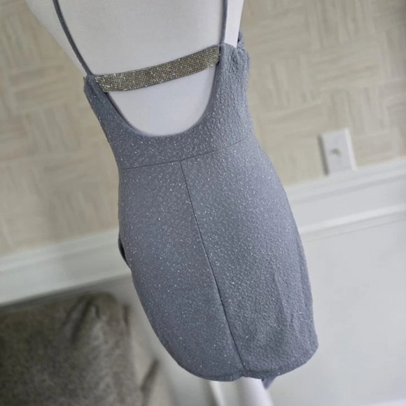 Windsor Women's Blue Sparkly Dress Size LargeOnly wore once 2016, now vintage. - Picture 2 of 5